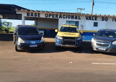Polícia Militar Rodoviária apreende dois veículos com restrição judicial na MS-134