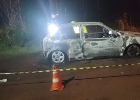 Polícia Civil de Rio Brilhante esclarece homicídio de homem encontrado carbonizado em carro