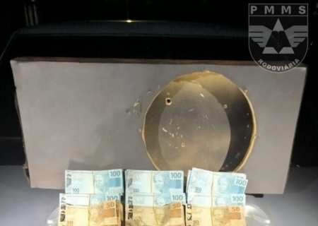 Polícia Militar Rodoviária apreende R$ 90 mil em espécie na fronteira em Aral Moreira