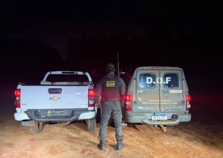 Caminhonete furtada no Paraná é recuperada pelo DOF em Tacuru