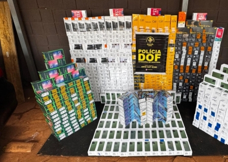 DOF apreende carreta com 811 celulares avaliados em R$ 2,9 milhões em Três Lagoas