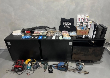 Polícia Civil prende cinco pessoas em operação contra o tráfico na Vila Ferroviária, em Ponta Porã