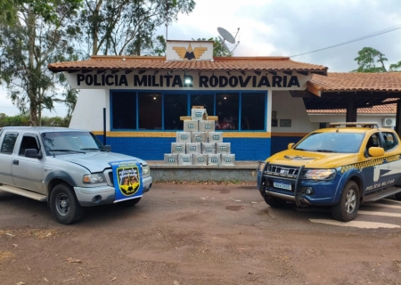 Dupla é presa com carga de maconha avaliada em mais de R$ 700 mil em Ponta Porã