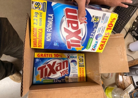 Casal é preso em flagrante com 8 quilos de maconha escondidos em caixas de sabão em pó em Eldorado