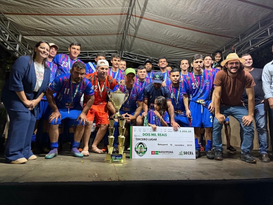 Premiação de R$ 15 mil e vitória do Sport Club nos pênaltis marcam final do Amadorzão de Batayporã