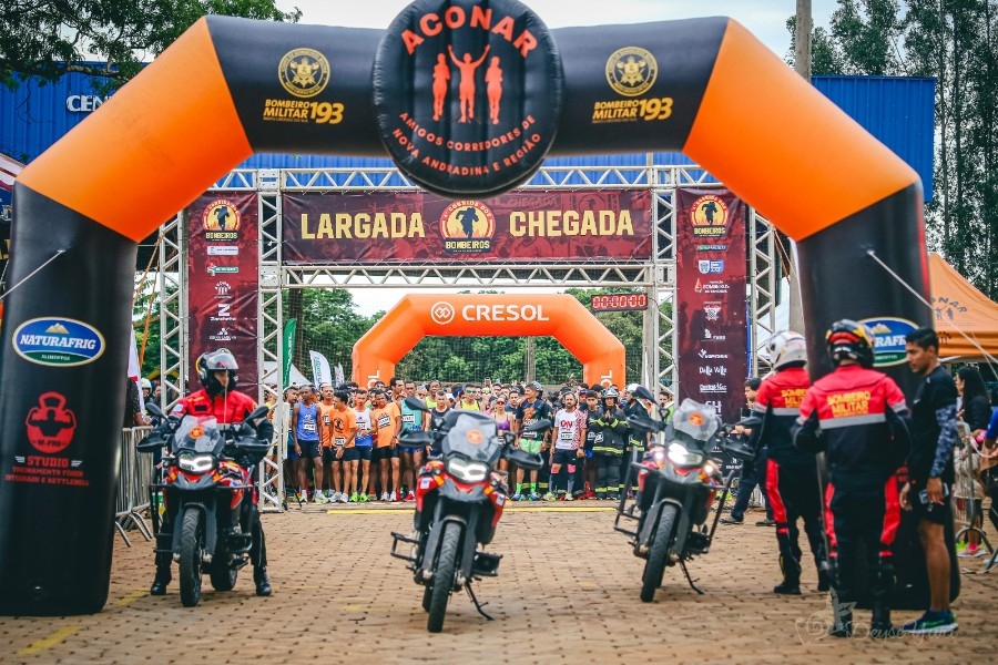 4ª Corrida dos Bombeiros reúne 600 atletas e consolida evento como referência esportiva e comunitária em Nova Andradina