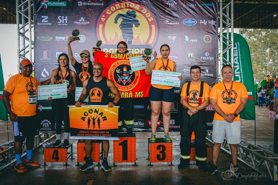 4ª Corrida dos Bombeiros reúne 600 atletas e consolida evento como referência esportiva e comunitária em Nova Andradina