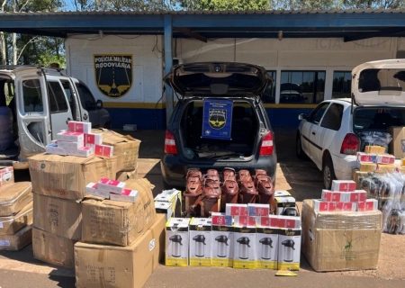 PMR apreende mais de R$ 369 mil em produtos contrabandeados durante 'Operação Protetor'