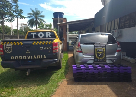 Mais de 100 kg de maconha são apreendidos pelo TOR em Tacuru