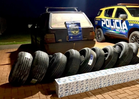 Polícia apreende carga irregular avaliada em R$ 72,5 mil na MS-164