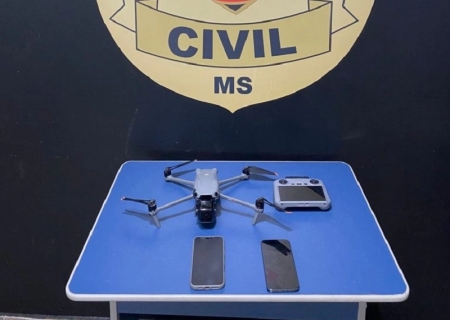 Polícia Civil apreende drone usado para monitorar ação policial em Mundo Novo
