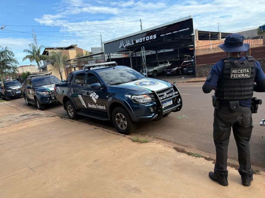 Polícia Federal e Receita Federal deflagram operação conjunta contra crimes transnacionais em MS