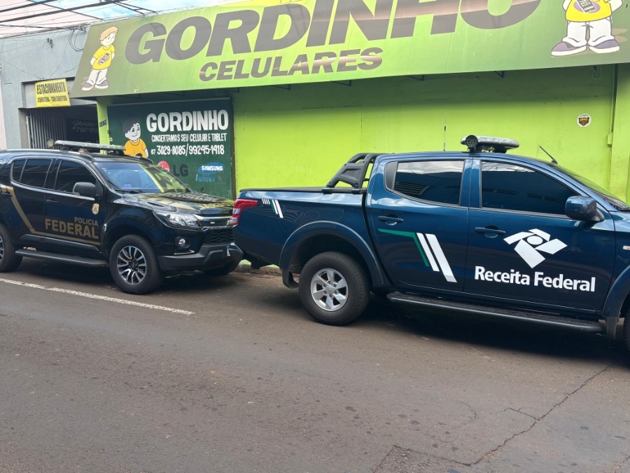 Polícia Federal e Receita Federal deflagram operação conjunta contra crimes transnacionais em MS