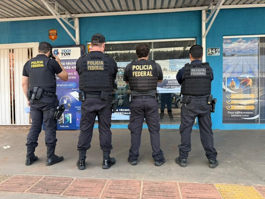Polícia Federal e Receita Federal deflagram operação conjunta contra crimes transnacionais em MS