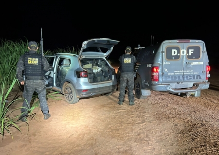Maconha avaliada em R$ 1 milhão é apreendida pelo DOF em estrada vicinal de Angélica