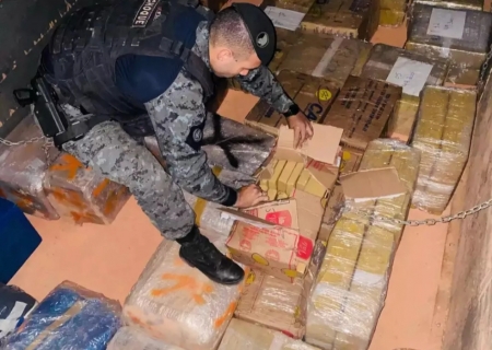 Choque apreende mais de 1,4t de maconha e prende suspeito em Campo Grande
