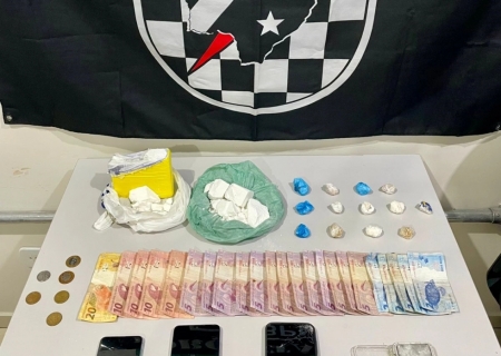 Força Tática apreende drogas e flagra esquema de tráfico em Maracaju