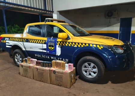 Polícia Militar Rodoviária apreende R$ 18 mil em perfumes irregulares durante fiscalização na MS-134