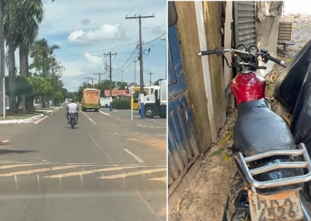 Policial civil de folga ajuda PM a apreender motocicleta e adolescente após fuga em alta velocidade em Taquarussu