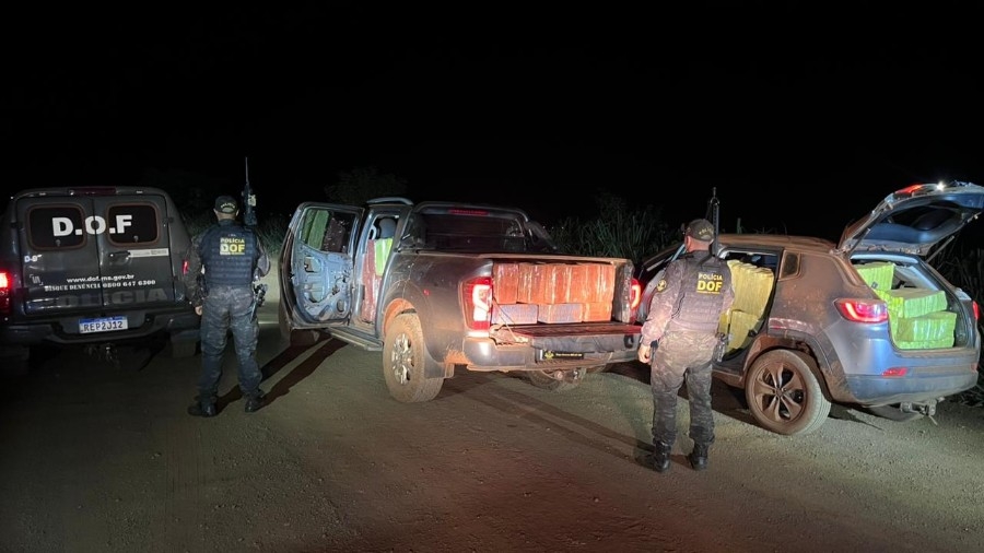 DOF apreende mais de 2t de maconha em Rio Brilhante