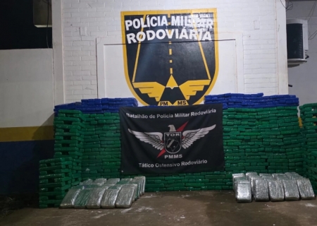 TOR apreende quase 900 kg de drogas em Ponta Porã