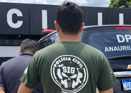 Polícia Civil cumpre mandados e prende suspeito por tráfico e posse de munições em Anaurilândia