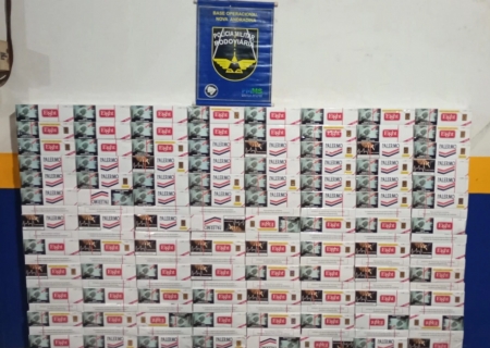 Polícia apreende mais de 400 pacotes de cigarros contrabandeados na MS-134