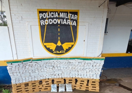 TOR apreende mais de meia tonelada de drogas após perseguição na MS-164