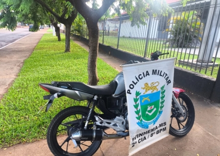 Motociclista é interceptado após perseguição por direção perigosa em Ivinhema