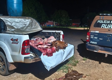 Batayporaense é preso por abigeato e arma de fogo na zona rural de Santa Rita do Pardo