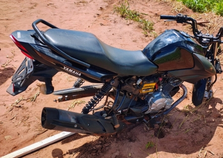 Ação rápida da Polícia Militar recupera moto furtada em Nova Andradina
