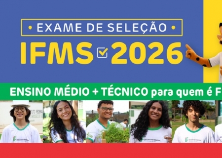 IFMS abre prazo de matrícula nos cursos técnicos integrados