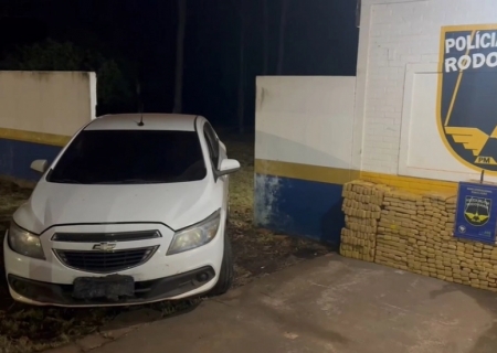 PM Rodoviária apreende 606 kg de maconha e recupera veículo roubado na MS-164