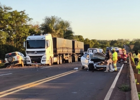 Número de feridos em acidente na BR-163 sobe para 12