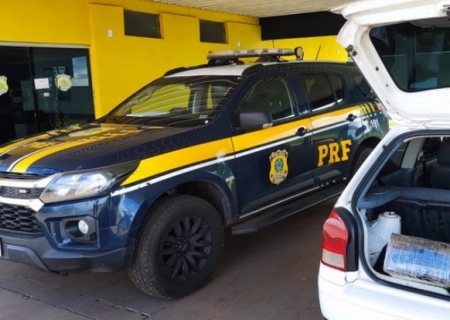Traficante é preso pela PRF com 85 kg de maconha em Nova Casa Verde