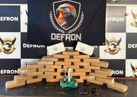 DEFRON prende paraguaio com cerca de 40 quilos de drogas em operação na fronteira