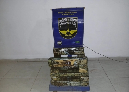 Adolescente é apreendido com mais de 10 kg de maconha em ônibus na MS-164