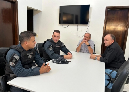 Prefeitura de Taquarussu reforça parceria com a Polícia Militar para ampliar segurança