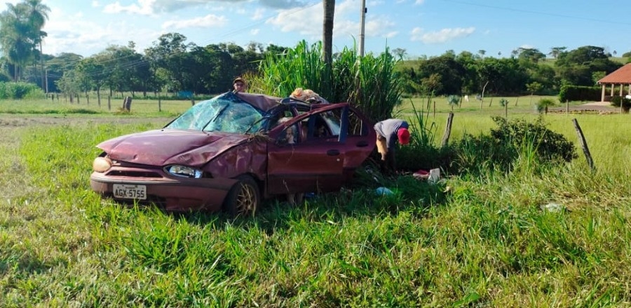Acidente na BR-376 deixa cinco pessoas feridas entre Ivinhema e Deodápolis