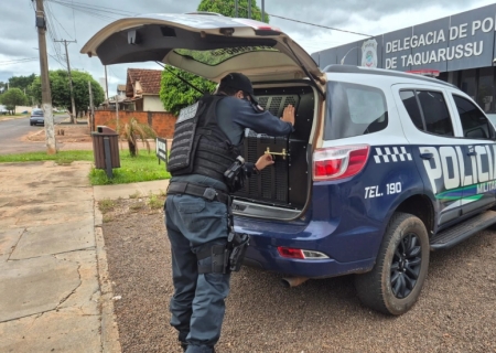 Polícia Militar cumpre mandado de prisão em Taquarussu