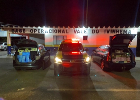 PMR apreende mercadorias avaliadas em R$ 149 mil por descaminho na região de Nova Casa Verde