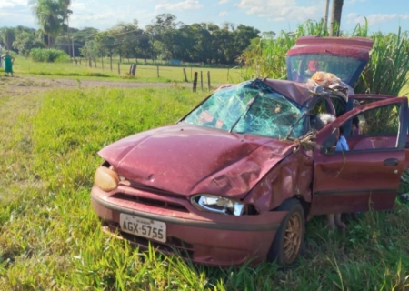 Acidente na BR-376 deixa cinco pessoas feridas entre Ivinhema e Deodápolis