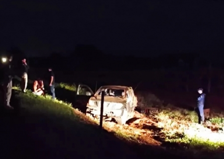 Motorista morre após caminhonete capotar na BR-376 entre Deodápolis e Ivinhema