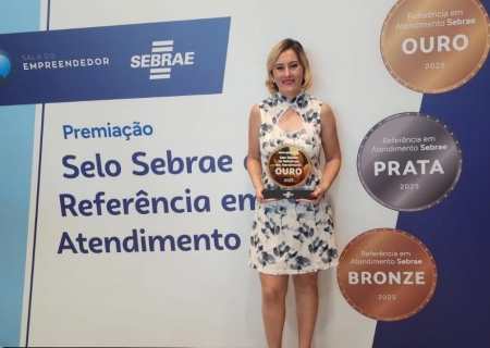 Nova Andradina conquista Selo Ouro do Sebrae e reforça excelência no atendimento ao empreendedor