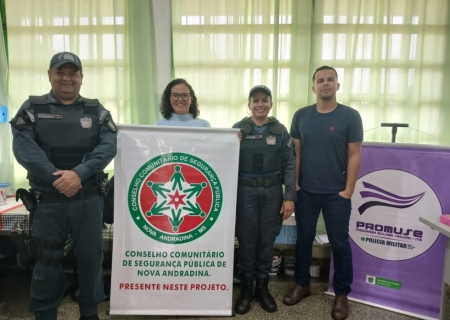 Polícia Militar promove ciclo de palestras educativas em Nova Casa Verde