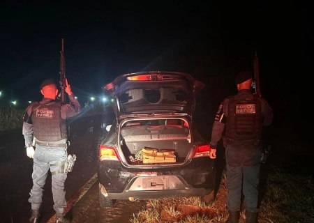 Força Tática apreende 35 kg de maconha e prende homem por tráfico em Ivinhema