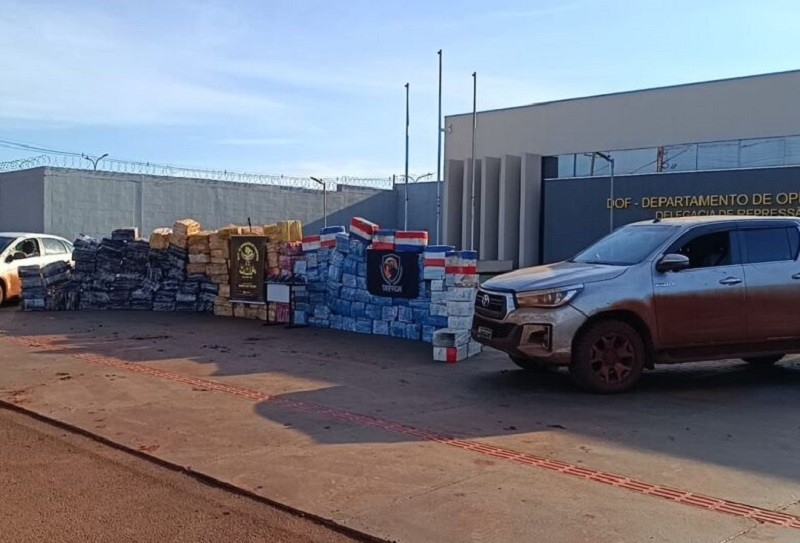 DEFRON e DOF apreendem 4 toneladas de maconha e sete pistolas na “Estrada do Proterito”, em Dourados