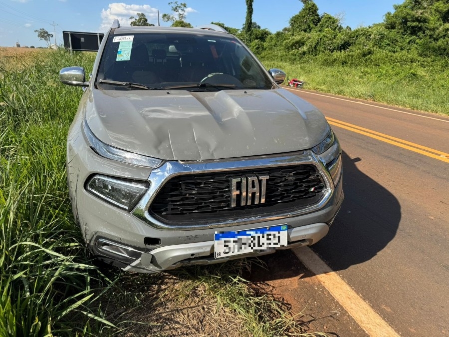Motociclista fica ferido após colisão traseira entre Nova Andradina e Taquarussu