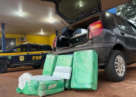 Traficante é preso pela PRF com mais de 100 kg de maconha em Rio Brilhante