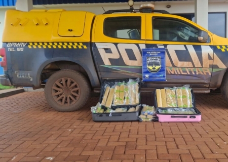 Mulher é presa com 34 quilos de maconha em ônibus na MS-162 em Maracaju